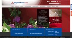 Desktop Screenshot of benjaminmoore.pl